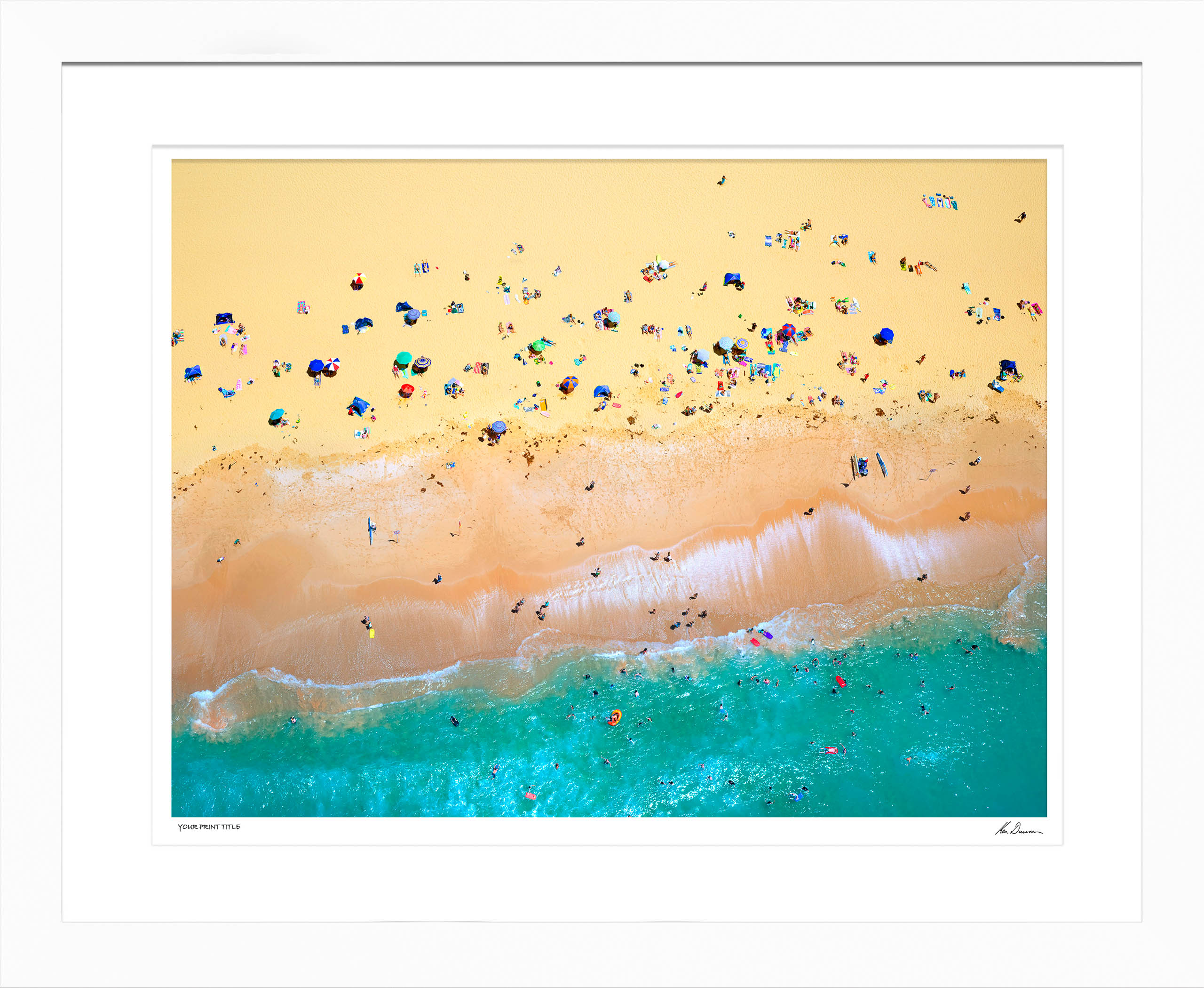 Fun in the Sun - Large Framed Wall Stock Sale (One Only)